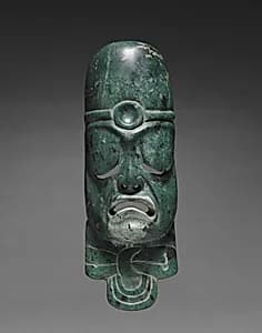 Elongated Mask Ornament by Unknown Artist
