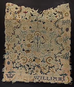 Embroidered Bed Rug by Unknown Artist