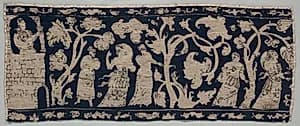 Embroidered Border by Unknown Artist