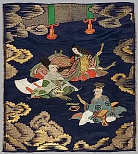 Embroidered Fukusa by Unknown Artist