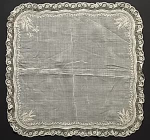 Embroidered Handkerchief by Unknown Artist