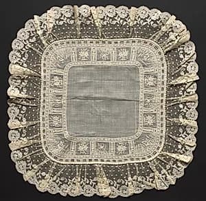 Embroidered Handkerchief by Unknown Artist