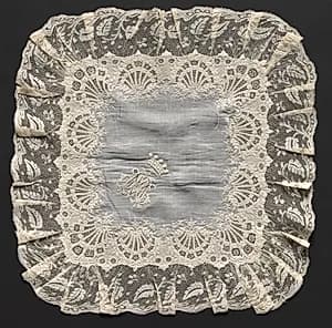 Embroidered Handkerchief by Unknown Artist