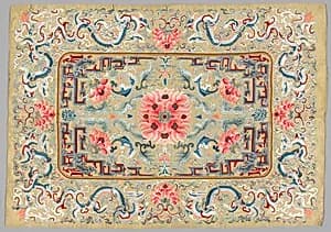 Embroidered Square by Unknown Artist