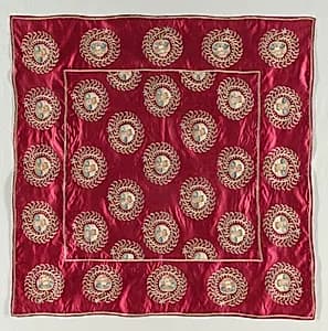 Embroidered Square by Unknown Artist