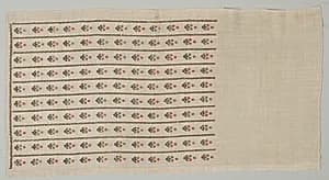 Embroidered Towel by Unknown Artist