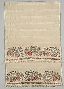 Embroidered Towel (Havlu) by Unknown Artist