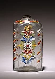 Enameled Bottle by Unknown Artist