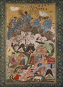 Encampment in the Mountains by Unknown Artist