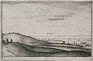 English Views:  Old Shoreham by Wenceslaus Hollar (Bohemian, 1607–1677)