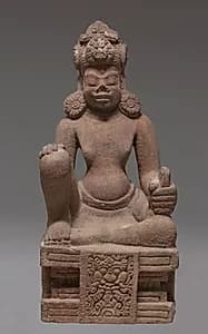 Enthroned planetary deity by Unknown Artist