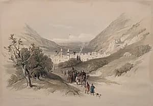 Entrance to Nablus by David Roberts (Scottish, 1796–1864)