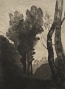 Environs of Rome by Jean Baptiste Camille Corot (French, 1796–1875)