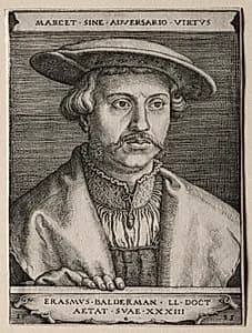 Erasmus Balderman by Barthel Beham (German, 1502–1540)