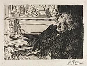 Ernest Renan by Anders Zorn (Swedish, 1860–1920)