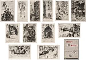 Etchings of Venice by Otto H. Bacher (American, 1856–1909)