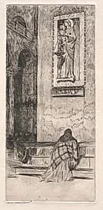 Etchings of Venice: St. Marks by Otto H. Bacher (American, 1856–1909)