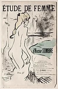 Étude de Femme by Henri de Toulouse-Lautrec (French, 1864–1901)