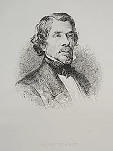 Eugène Delacroix by Jean François Gigoux (French, 1806-1894)