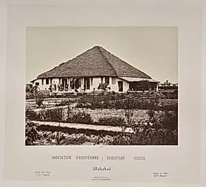 European House, Allahabad by Louis-Théophile Marie Rousselet (French, 1845–1929)