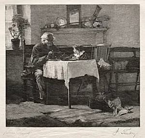 Exchanging Confidences by John Tinkey (American, 1940–1901)