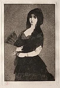 Exotic Flower (Fleur exotique) by Edouard Manet (French, 1832–1883)