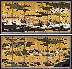 Famous Views of Ōmi by Unknown Artist