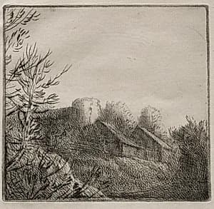 Farm at Valoux by Alphonse Legros (French, 1837–1911)