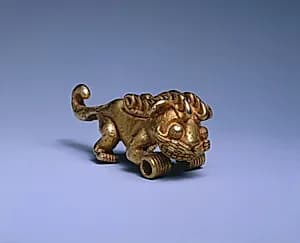 Feline Pendant by Unknown Artist