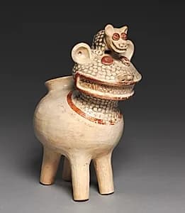 Feline Vessel by Unknown Artist