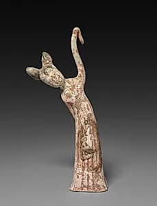 Female Dancer:  Tomb Figurine by Unknown Artist