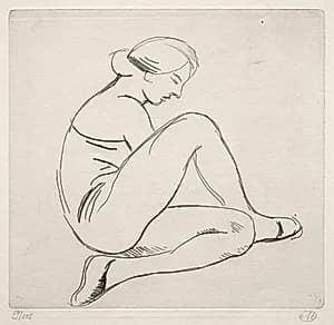 Femme Assise by Aristide Maillol (French, 1861–1944)