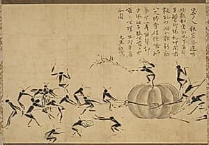 Festival of Insects by Motsurin Jōtō (Japanese, d. 1492)
