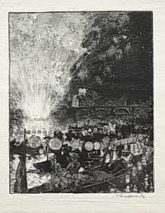 Fête Venitienne by Auguste Louis Lepère (French, 1849–1918)