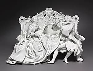 Figural Group:  Musicians by Meissen Porcelain Factory (German, est. c. 1710)
