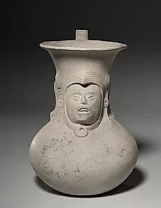 Figural Vessel by Unknown Artist