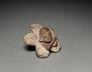 Figure in Flower Ornament by Unknown Artist