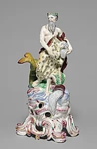 Figure of Water by Bow Porcelain Factory (British)