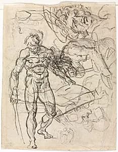 Figure Studies (verso)
 by Jean-Honoré Fragonard (French, 1732–1806)