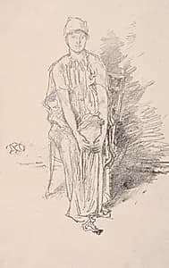 Figure Study by James McNeill Whistler (American, 1834–1903)