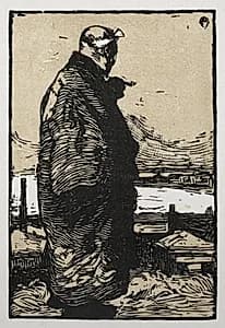 Fisherman by Yamamoto Kanae (Japanese, 1882–1946)