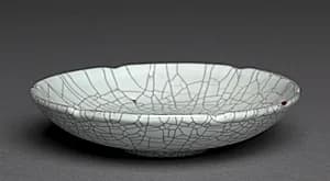 Flat Dish: Guan ware by Unknown Artist