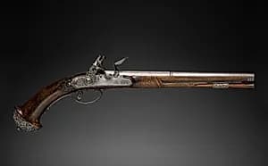 Flintlock Pistol by Gio Borgognone (Italian)