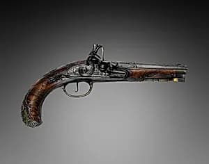 Flintlock Pistol by Johann Andreas Kuchenreuter (German, 1716–1795)