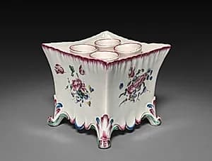 Flower Vase (Bouquetier) by Aprey Pottery Factory (French)