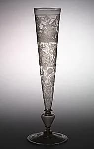 Flute Glass by Unknown Artist