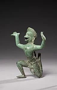 Flying Hanuman by Unknown Artist