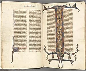 Fol. iii v,  Foliated Initial by Unknown Artist