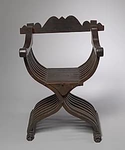 Folding Armchair by Unknown Artist