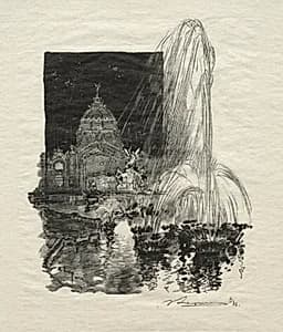 Fontaines Lumineuses by Auguste Louis Lepère (French, 1849–1918)